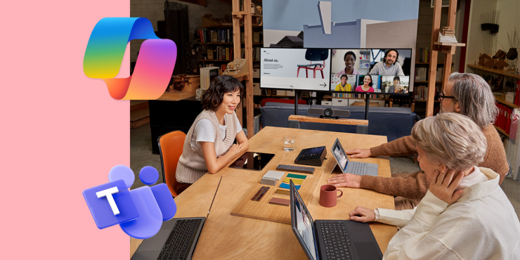 Announcing new Copilot in Microsoft Teams enhancements 1 MSFT M365 MAR22 323603 Blog BlogHeader 240322 V1 2