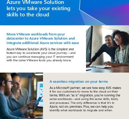 in Azure VMware solution take skills to cloud thumb