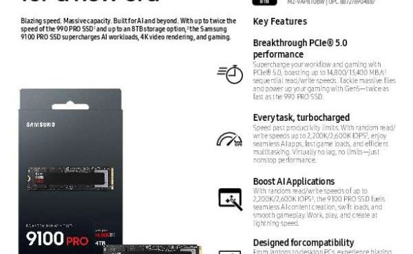 DS Samsung SSD NVMe 9100 PRO thumb