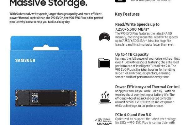 DS Samsung SSD NVMe 990 EVO Plus thumb 1