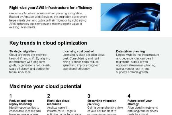 Onepager AWS Workload Migration Assessment OnePager thumb
