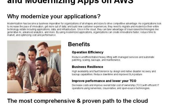 Migrate and Modernize on AWS Solution Brief Copy thumb
