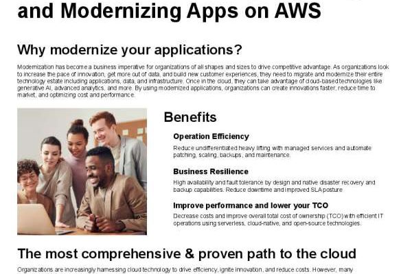 Migrate and Modernize on AWS Solution Brief Copy thumb