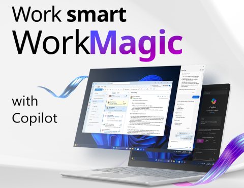 Work smart Work magic 10 socialimage Win11ProM365 Copilot WorkMagic 1