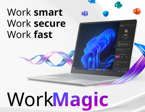 Work smart Work secure Work fast 1 socialimage Win11 Pro M365 WorkMagic smart secure fast 1 1