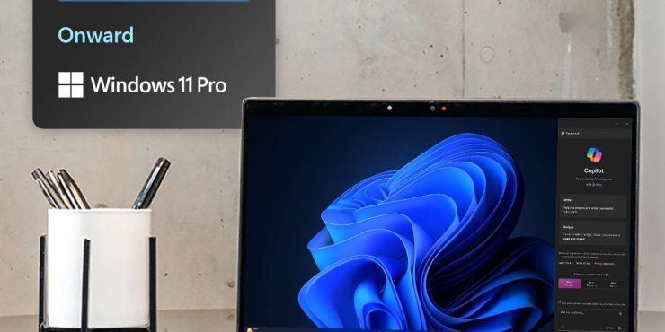 Windows 11 Pro: The confidence to supplort a flexible workload. 3 WIN11 Onward FY24 120x12
