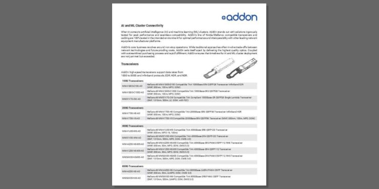 AddOn AI and ML Connectivity Brochure fb thumb 1